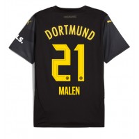 Muški Nogometni Dres Borussia Dortmund Donyell Malen #21 Gostujuci 2024-25 Kratak Rukav